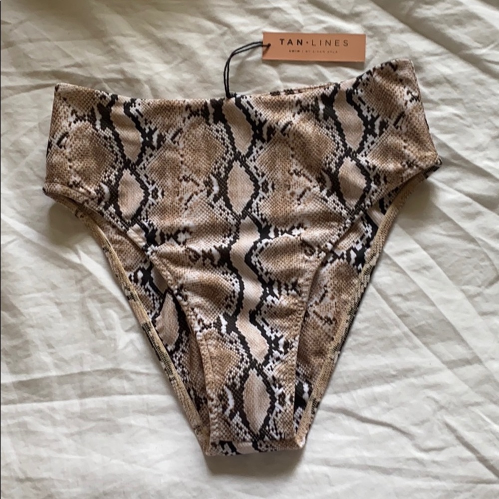 Tan Lines by Sivan Ayla Snakeskin Naxos Bottom NWT